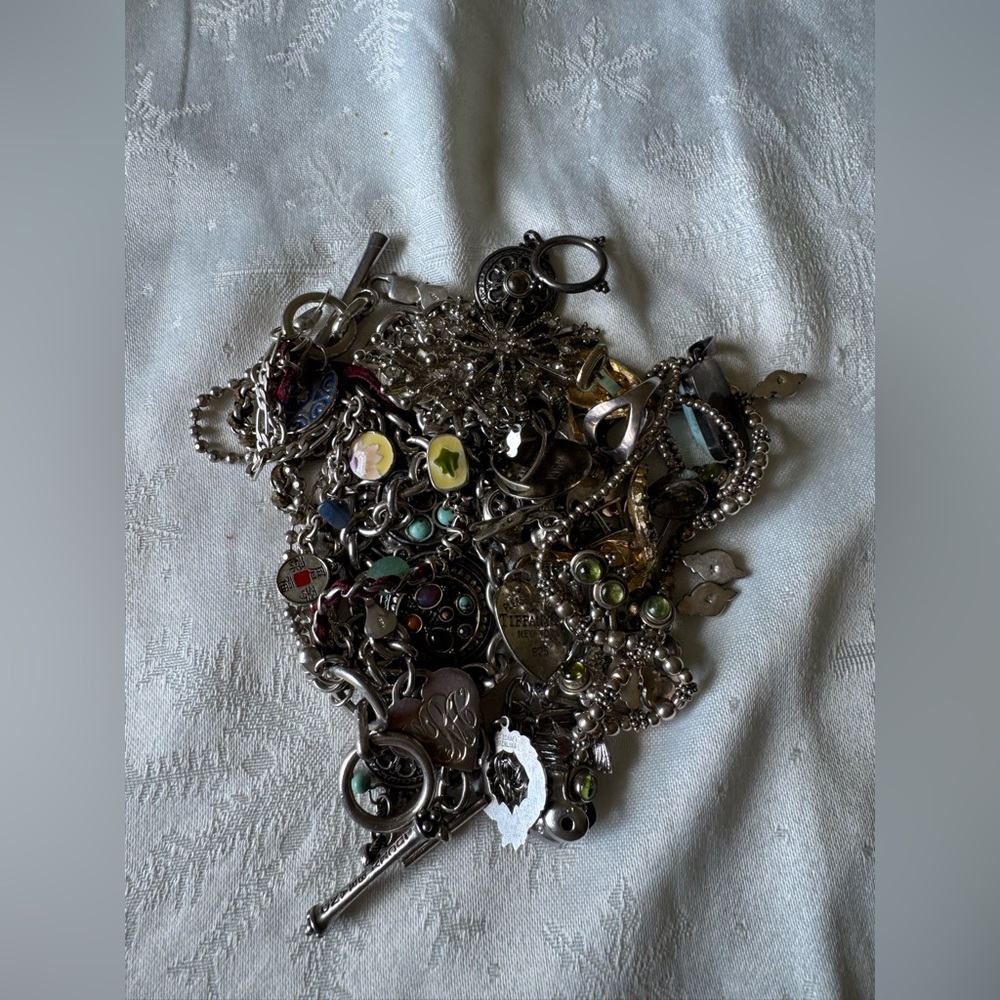 Mixed Silver Jewelry Collection vintage